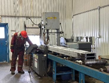 Bandsaw inspection image