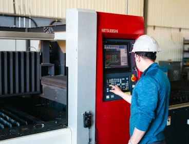 Digital controlling laser services image